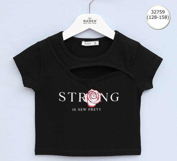 Футболка Для Девочки Wanex (8-9-10-11-12-13лет) 