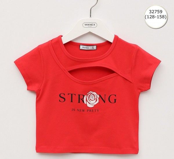 Футболка Для Девочки Wanex (8-9-10-11-12-13лет) 