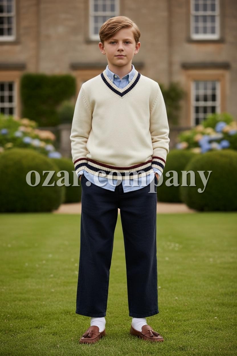 Штаны Лён Котон Для Мальчика Golf Club (3-4-5-6-7-8лет) 