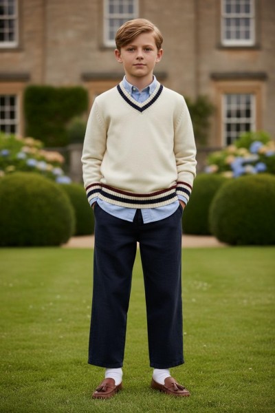 Штаны Лён Котон Для Мальчика Golf Club (3-4-5-6-7-8лет) 