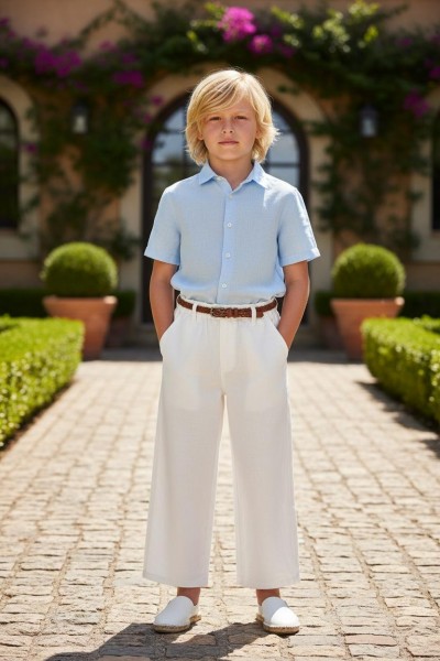 Штаны Лён Котон Для Мальчика Golf Club (3-4-5-6-7-8лет) 