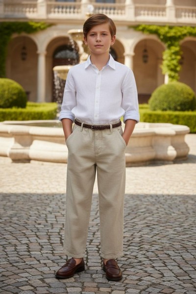 Штаны Лён Котон Для Мальчика Golf Club (3-4-5-6-7-8лет) 