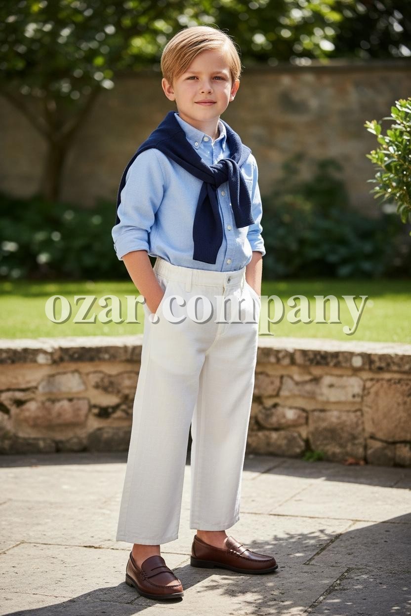 Штаны Лён Котон Для Мальчика Golf Club (3-4-5-6-7-8лет) 