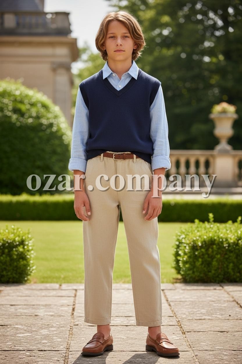 Штаны Лён Котон Для Мальчика Golf Club (3-4-5-6-7-8лет) 