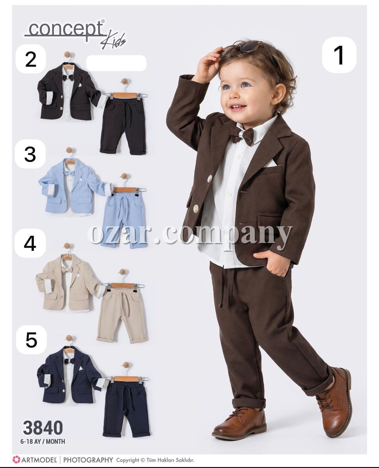 Костюм Тройка Для Мальчика Concept (6-9-12-18мес.)