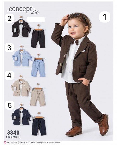 Костюм Тройка Для Мальчика Concept (6-9-12-18мес.)