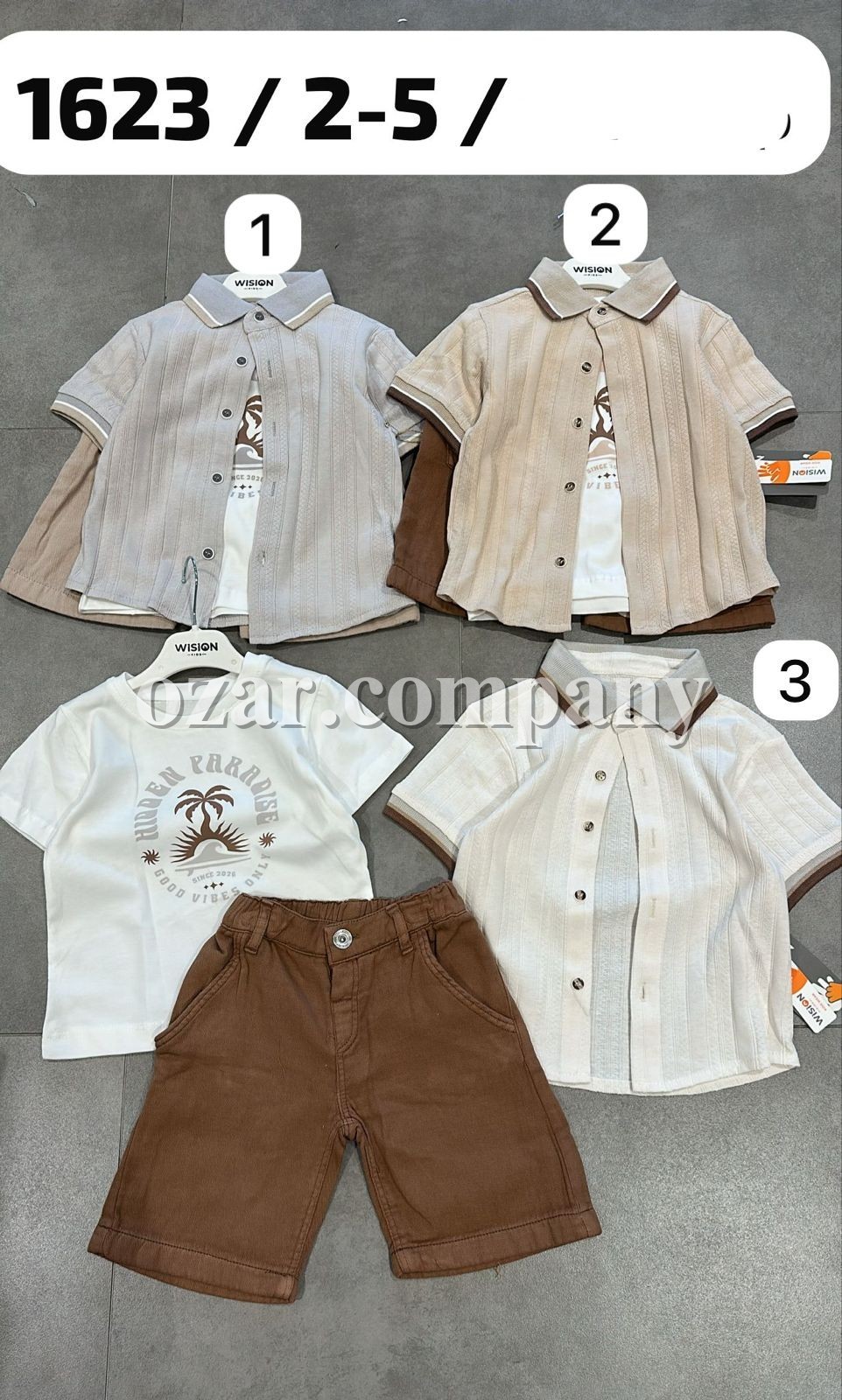 Костюм Тройка Для Мальчика Wision (2-3-4-5лет)