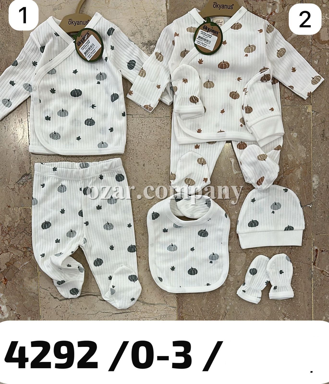 Комплект Для Новорождённых Okyanus (0-3мес.)