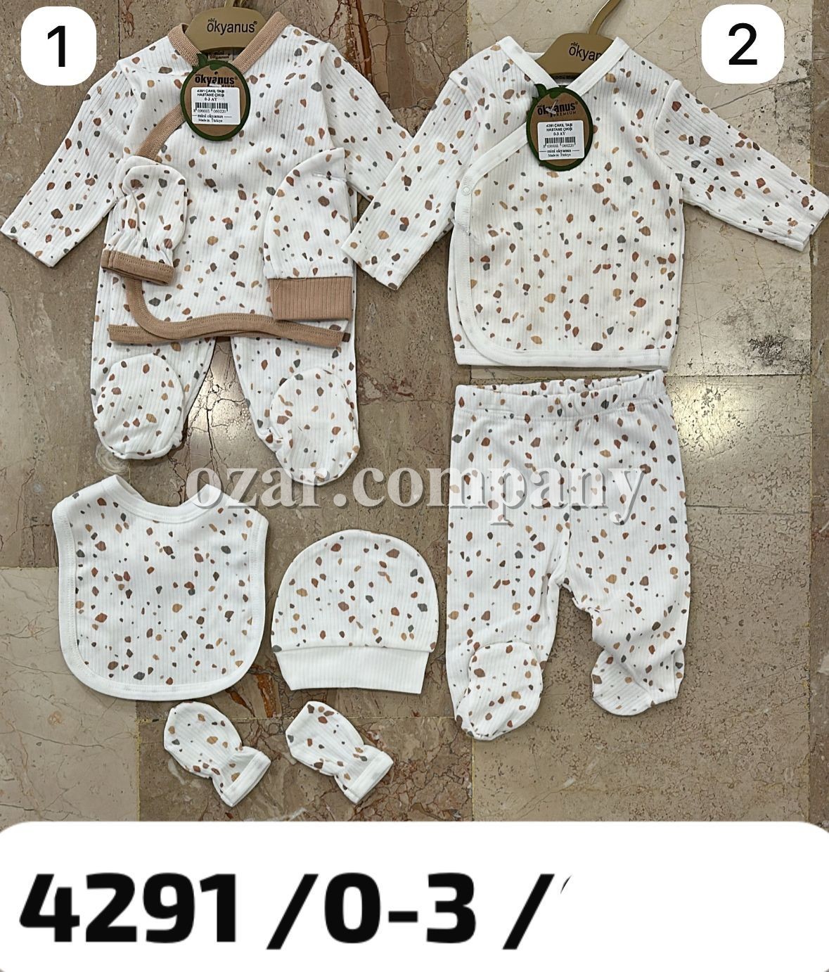 Комплект Для Новорождённых Okyanus (0-3мес.)