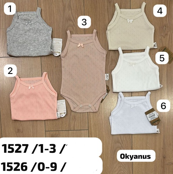 Бодик Для Девочки Okyanus (0-3-6-9мес.)