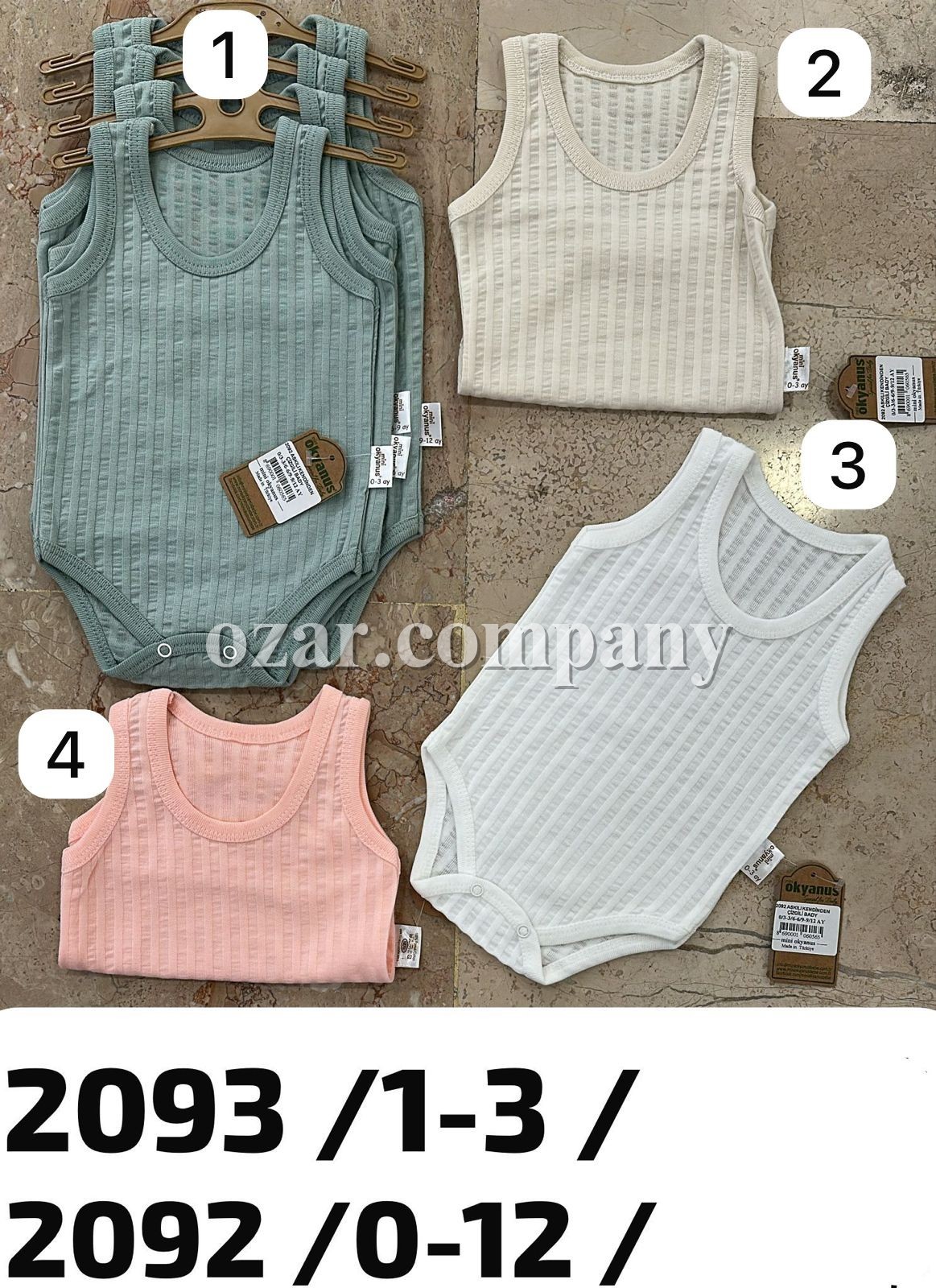 Бодик Для Новорождённых Okyanus (1-2-3лет) 