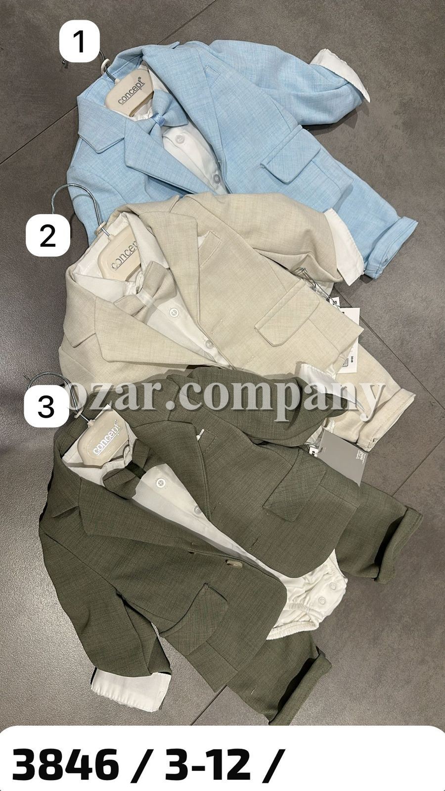 Костюм Тройка Для Мальчика Concept (3-6-9-12мес.)