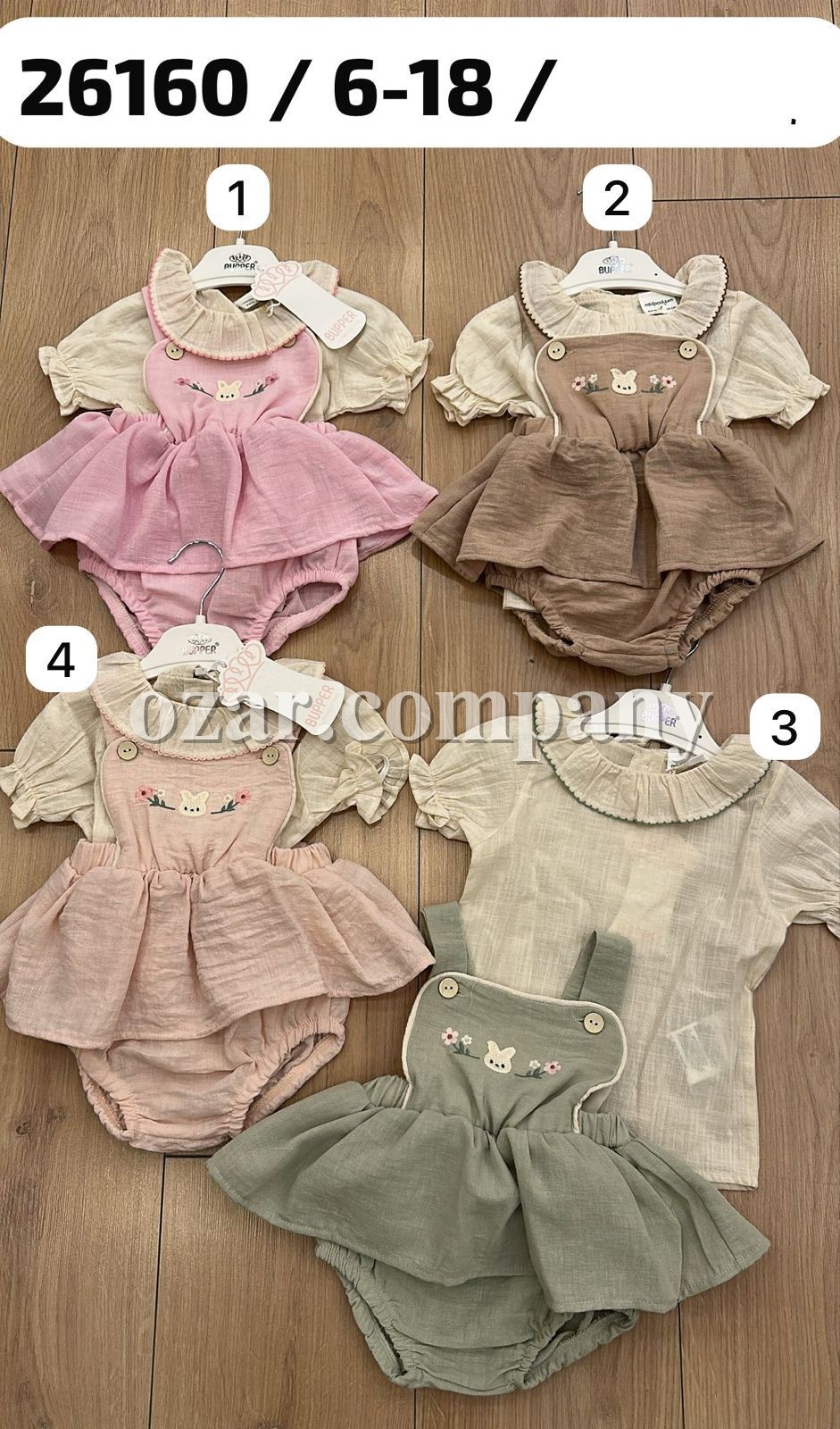 Комплект Для Девочки Bupper Minipodyum (6-9-12-18мес.)