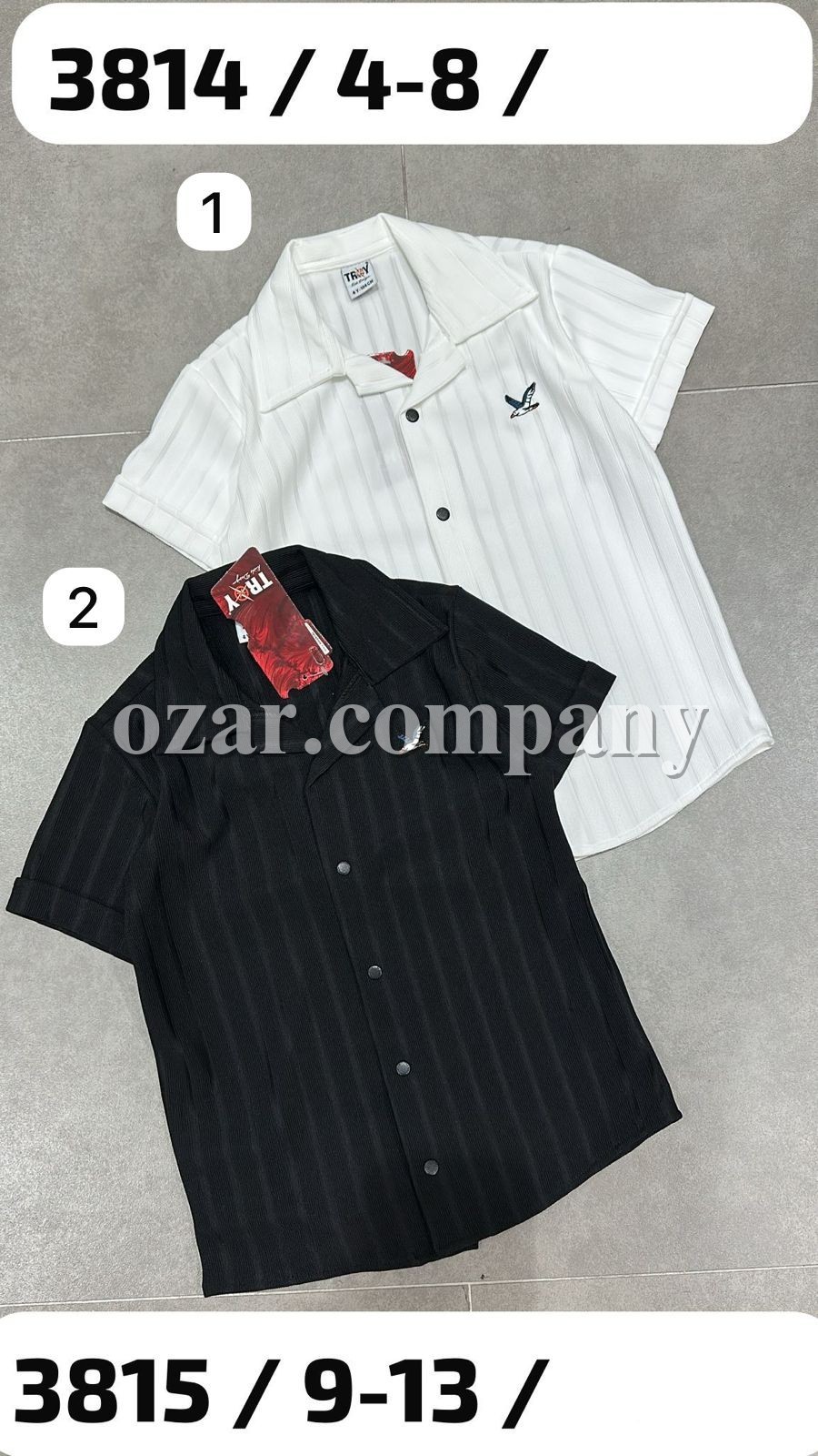 Рубашка Для Мальчика Troy (4-5-6-7-8лет) 