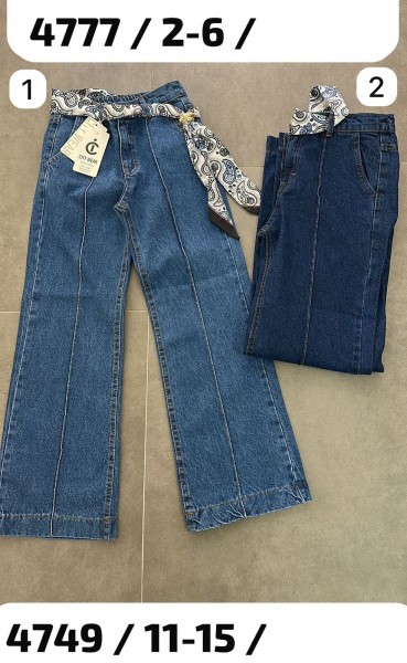Джинсы Для Девочки City Wear (2-3-4-5-6лет) 