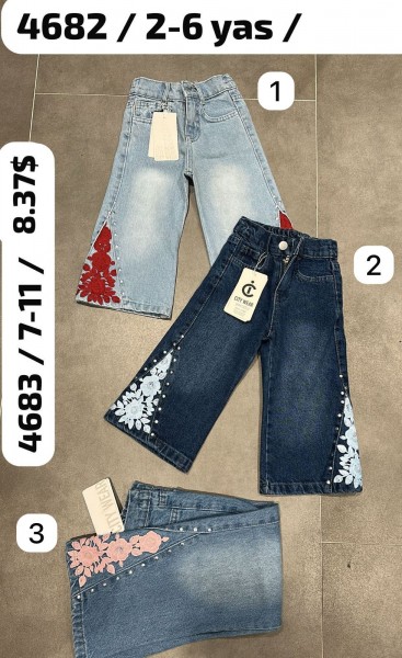 Джинсы Для Девочки City Wear (7-8-9-10-11лет)