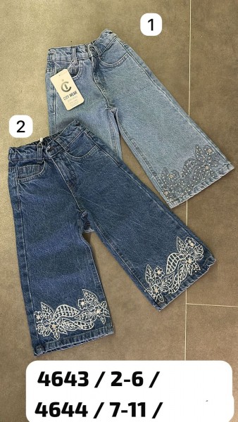 Джинсы Для Девочки City Wear (2-3-4-5-6лет) 