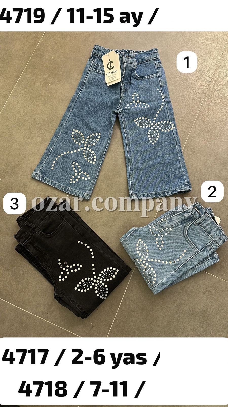 Джинсы Для Девочки City Wear (11-12-13-14-15лет)