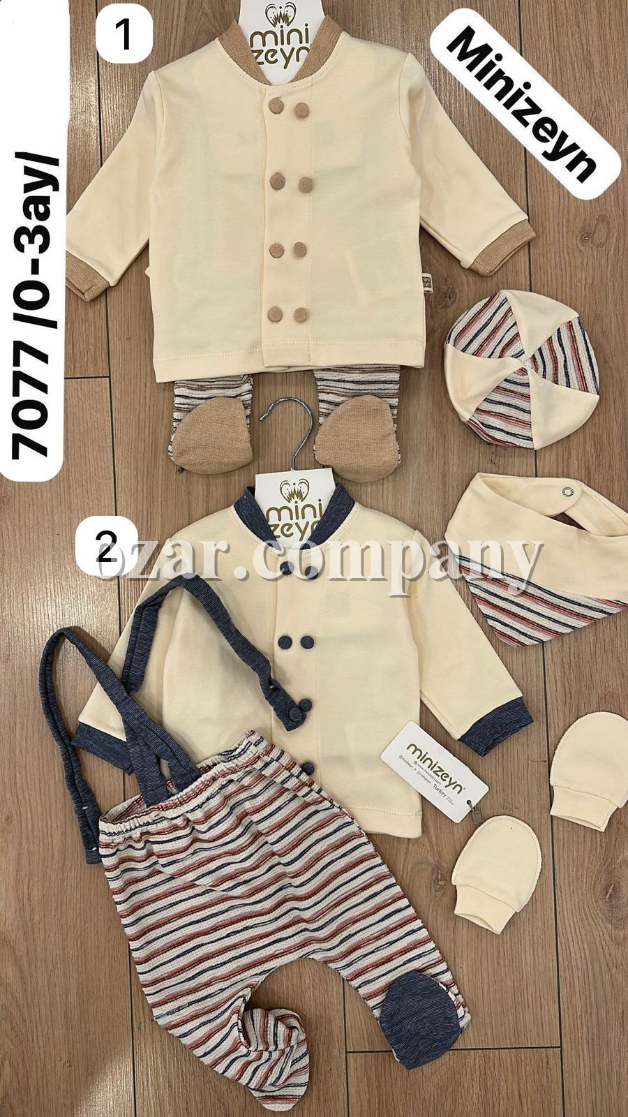 Комплект Для Мальчика Mini Zeyn (0-3мес.)