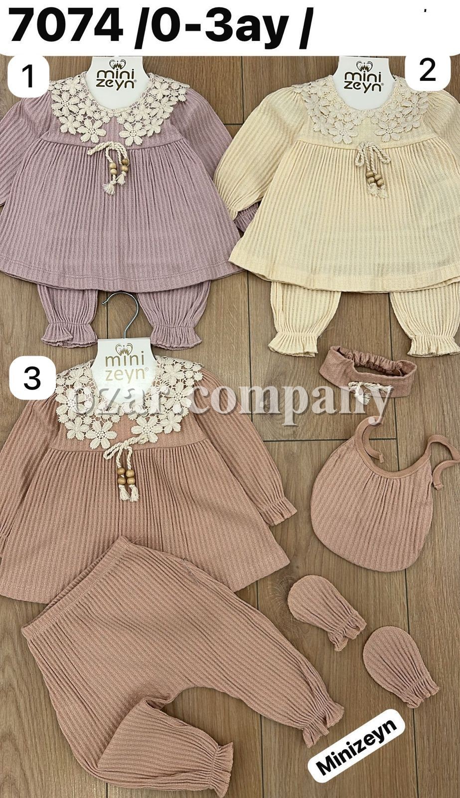 Комплект Для Девочки Mini Zeyn (0-3мес.)