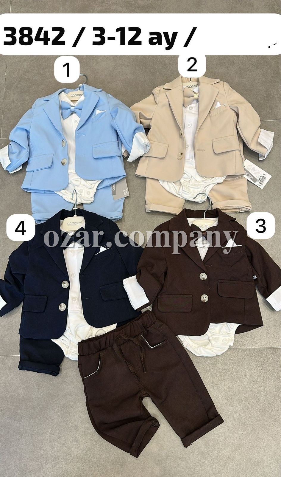 Костюм Тройка Для Мальчика Concept (3-6-9-12мес.)