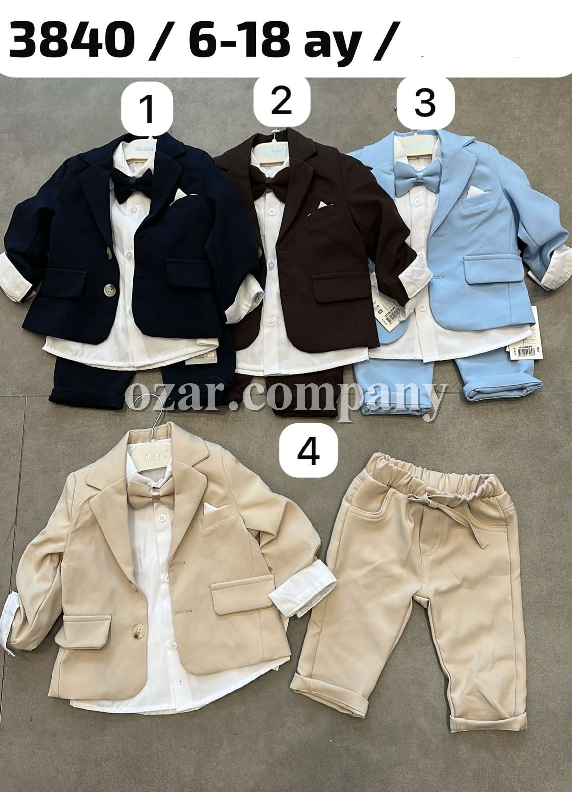 Костюм Тройка Для Мальчика Concept (6-9-12-18мес.)