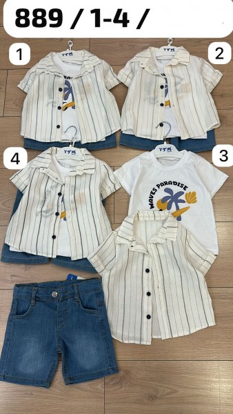 Костюм Тройка Для Мальчика YTM (1-2-3-4лет) 