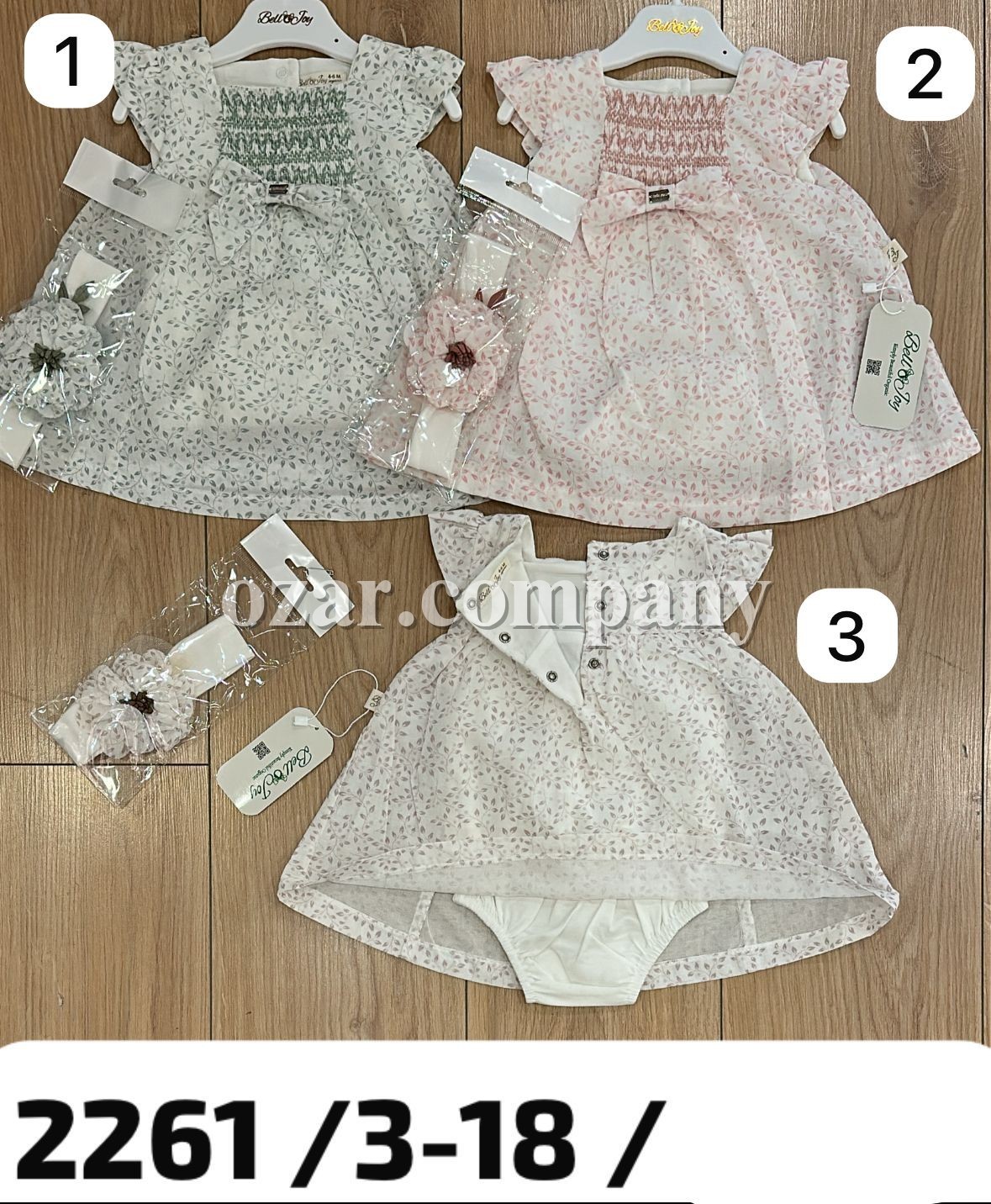 Платье Для Девочки Bello Joy (3-6/6-9/9-12/12-18мес.)