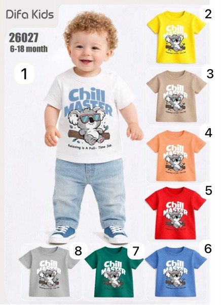 Футболка Для Мальчика Difa Kids (6-9-12-18мес.)
