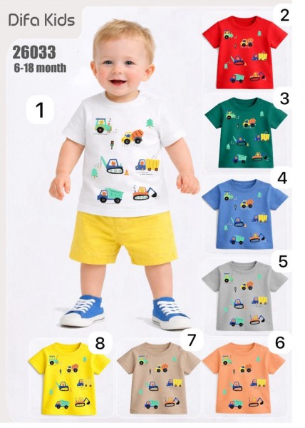 Футболка Для Мальчика Difa Kids (6-9-12-18мес.)