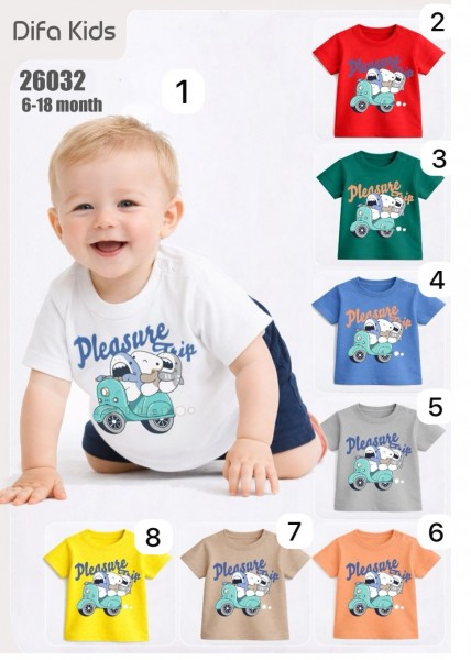 Футболка Для Мальчика Difa Kids (6-9-12-18мес.)