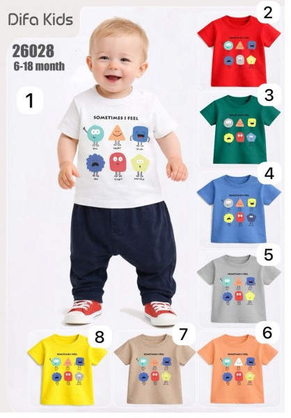 Футболка Для Мальчика Difa Kids (6-9-12-18мес.)