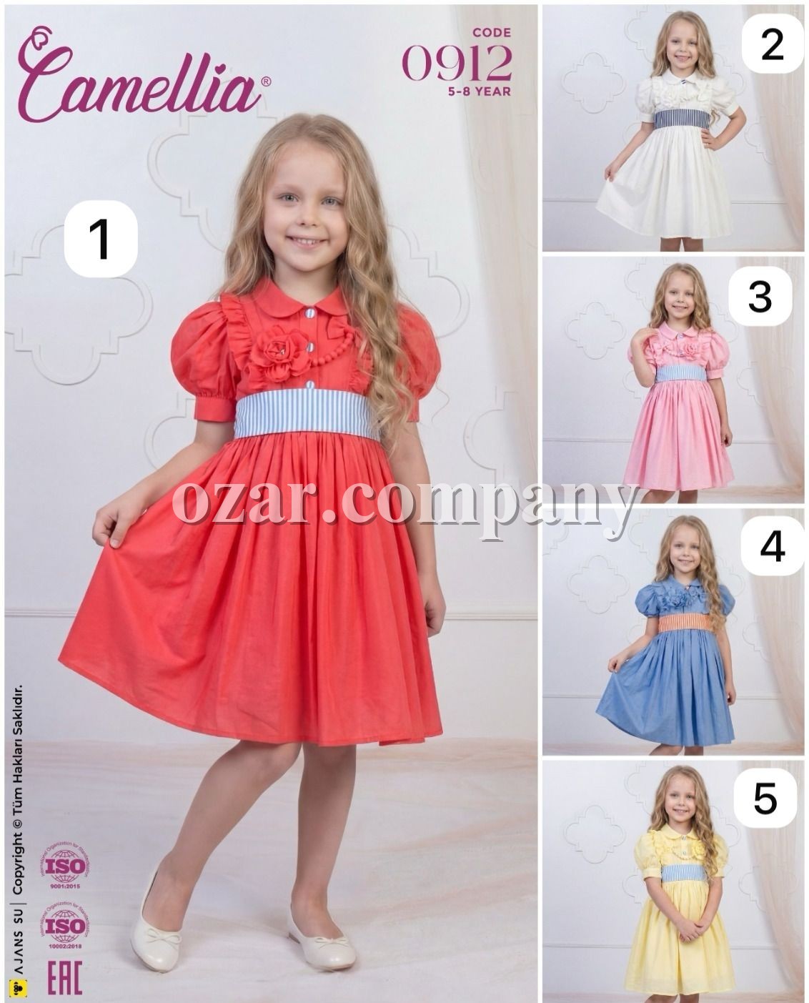 Платье Для Девочки Camellia (5-6-7-8лет) 