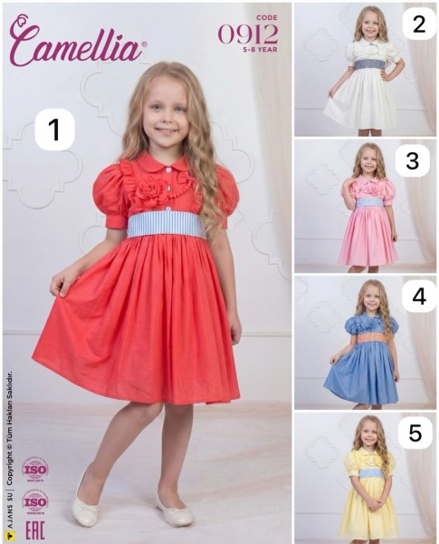 Платье Для Девочки Camellia (5-6-7-8лет) 