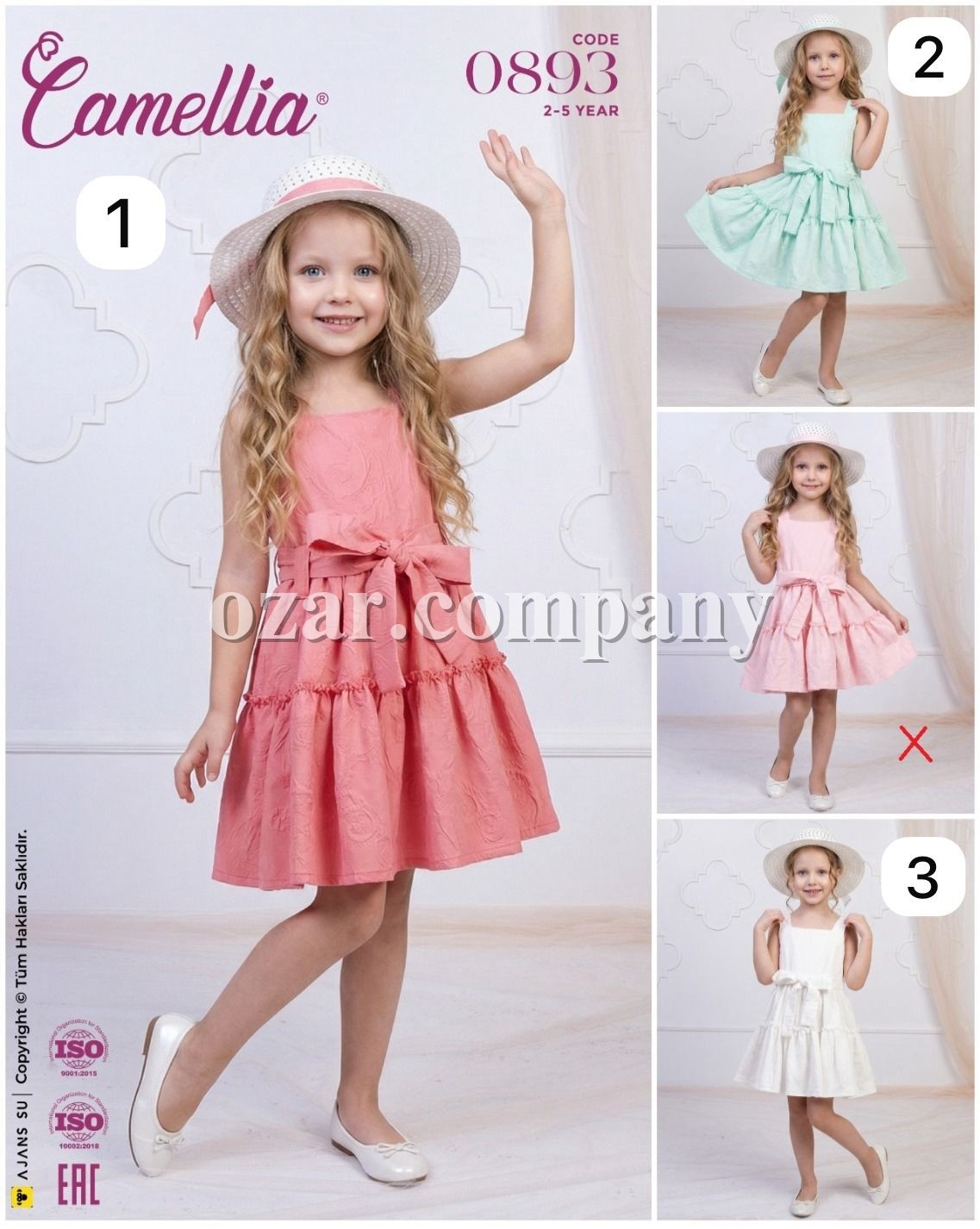 Платье Для Девочки Camellia (2-3-4-5лет)