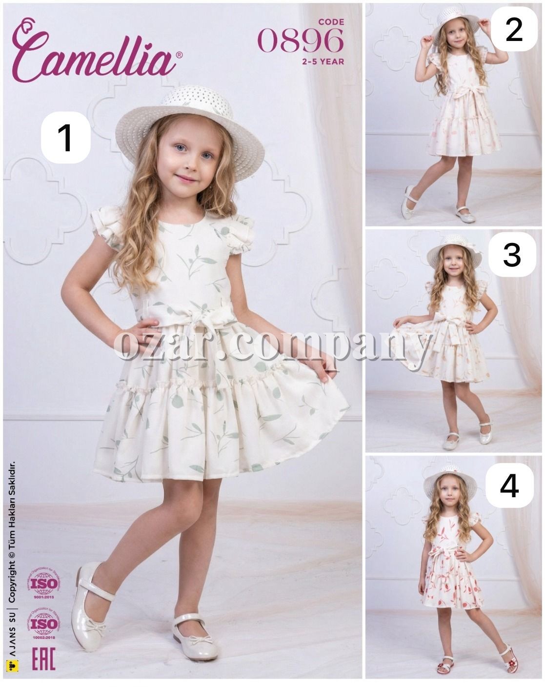 Платье Для Девочки Camellia (2-3-4-5лет)