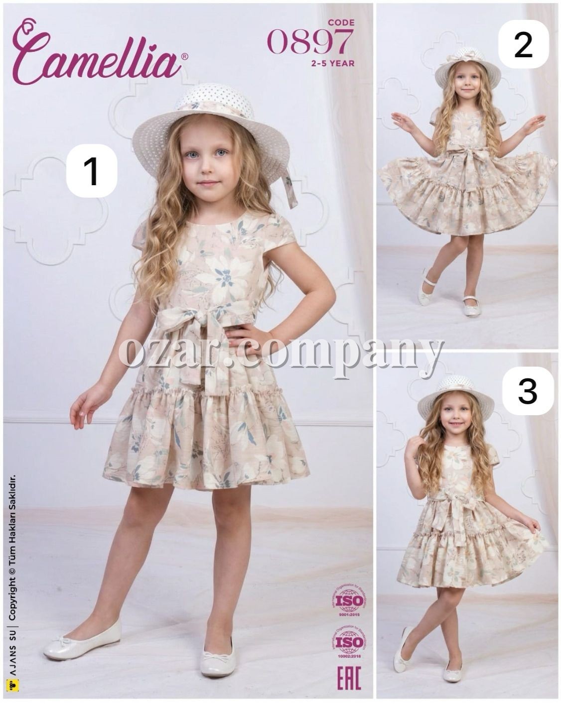 Платье Для Девочки Camellia (2-3-4-5лет)