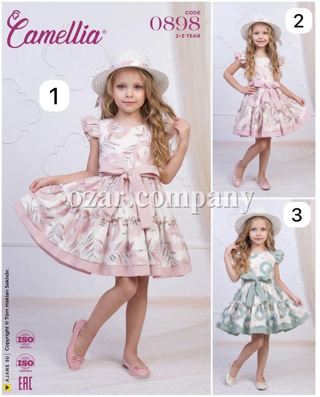 Платье Для Девочки Camellia (2-3-4-5лет)