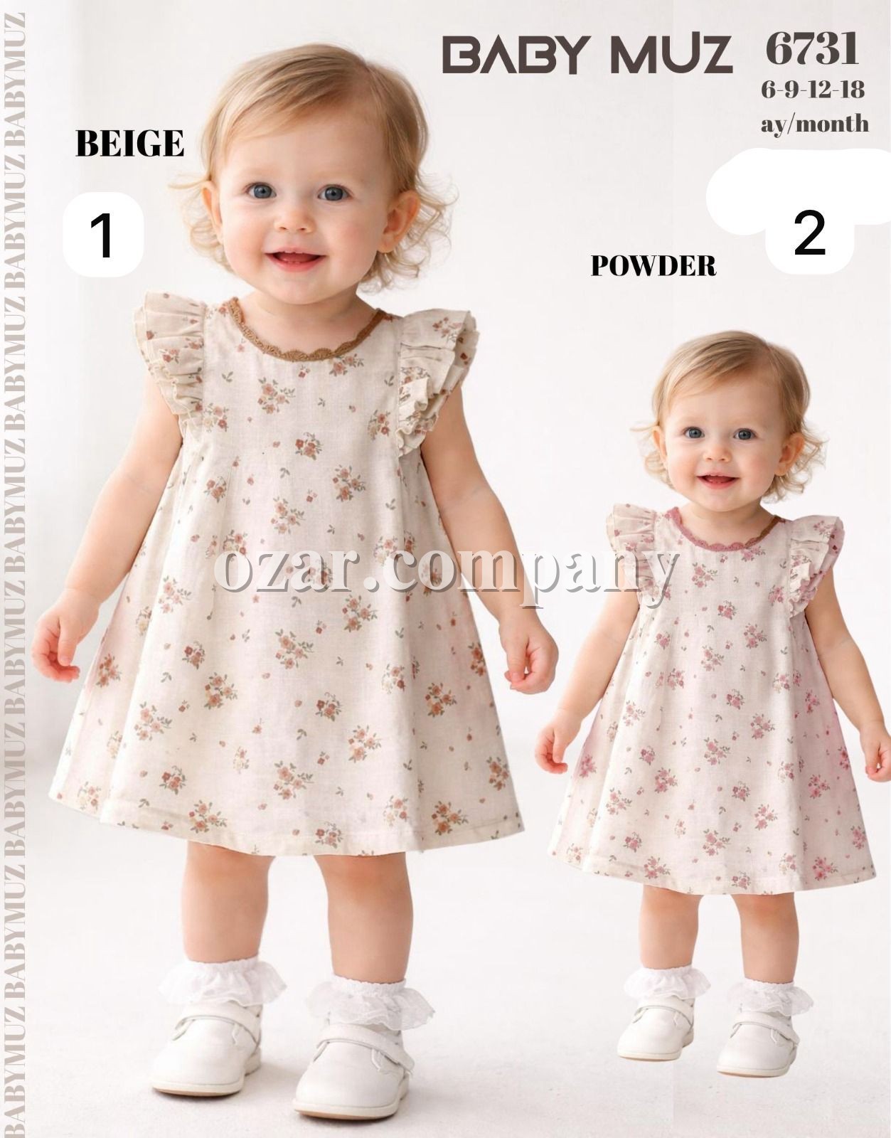 Платье Для Девочки Baby Muz (6-9-12-18мес.)