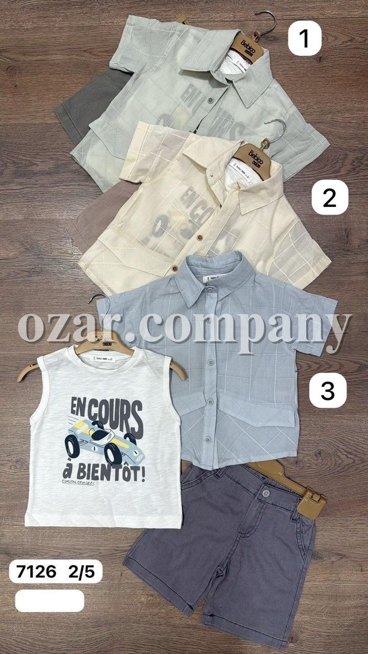 Костюм Тройка Для Мальчика Bebico (2-3-4-5лет)