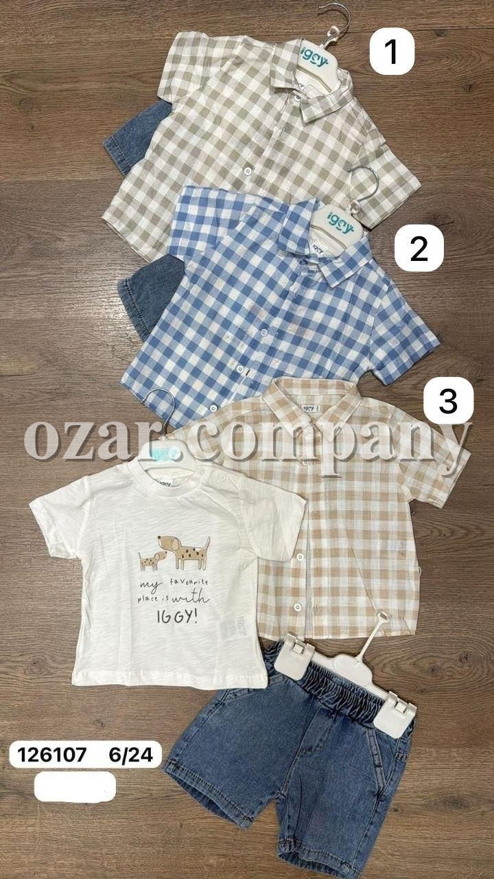 Костюм Тройка Для Мальчика Iggy (6-9/9-12/12-18/18-24мес.)