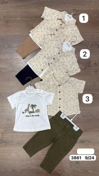 Костюм Тройка Для Мальчика Ecoo (9-12-18-24мес.)