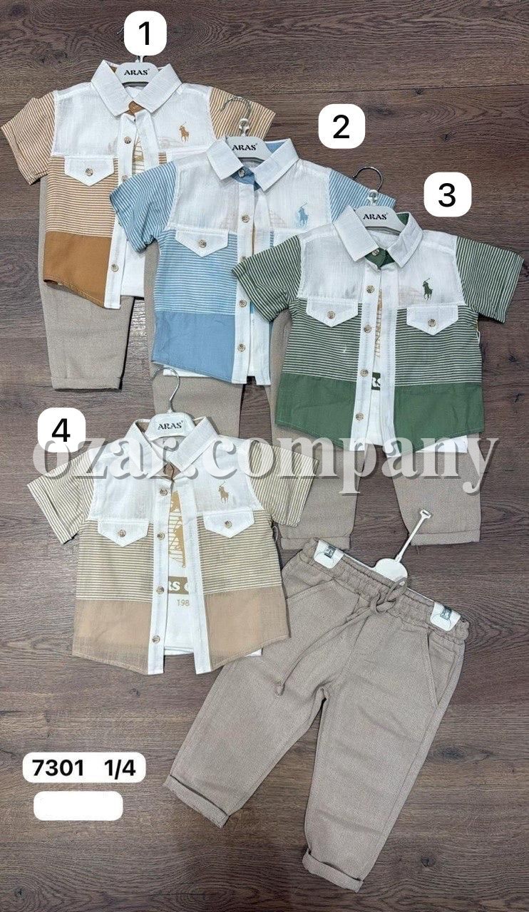 Костюм Тройка Для Мальчика Aras (1-2-3-4лет) 