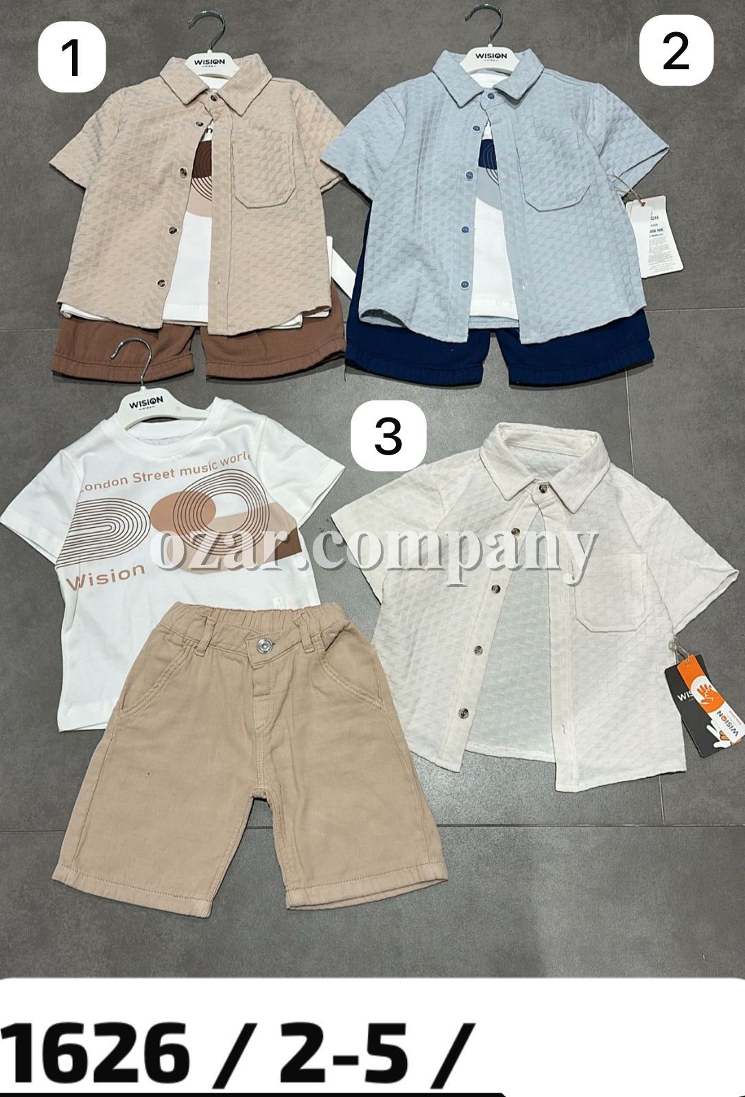 Костюм Тройка Для Мальчика Wision (2-3-4-5лет)