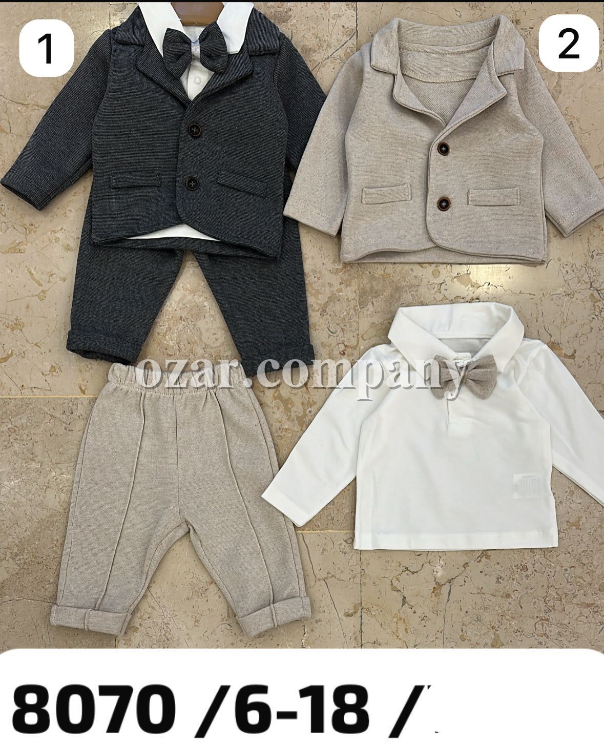 Костюм Тройка Для Мальчика Buude Kids (6-9-12-18мес.)