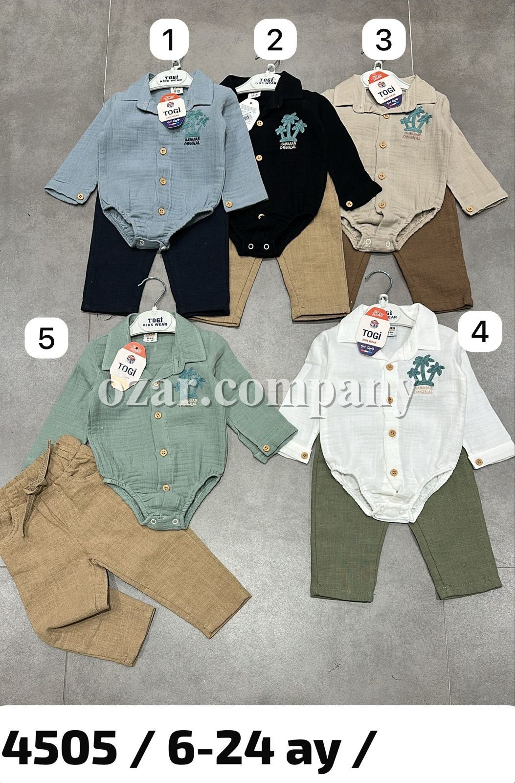 Муслиновый Костюм Для Мальчика Togi (6-12-18-24мес.)