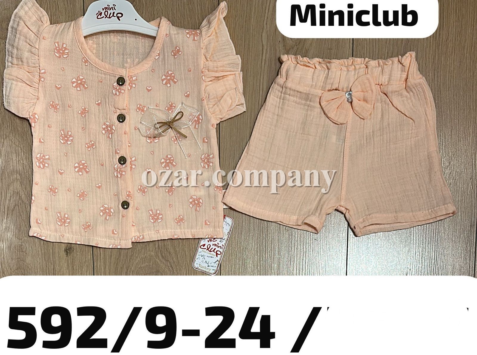Муслиновый Костюм Для Девочки Mini Clup (9-12-18-24мес.)