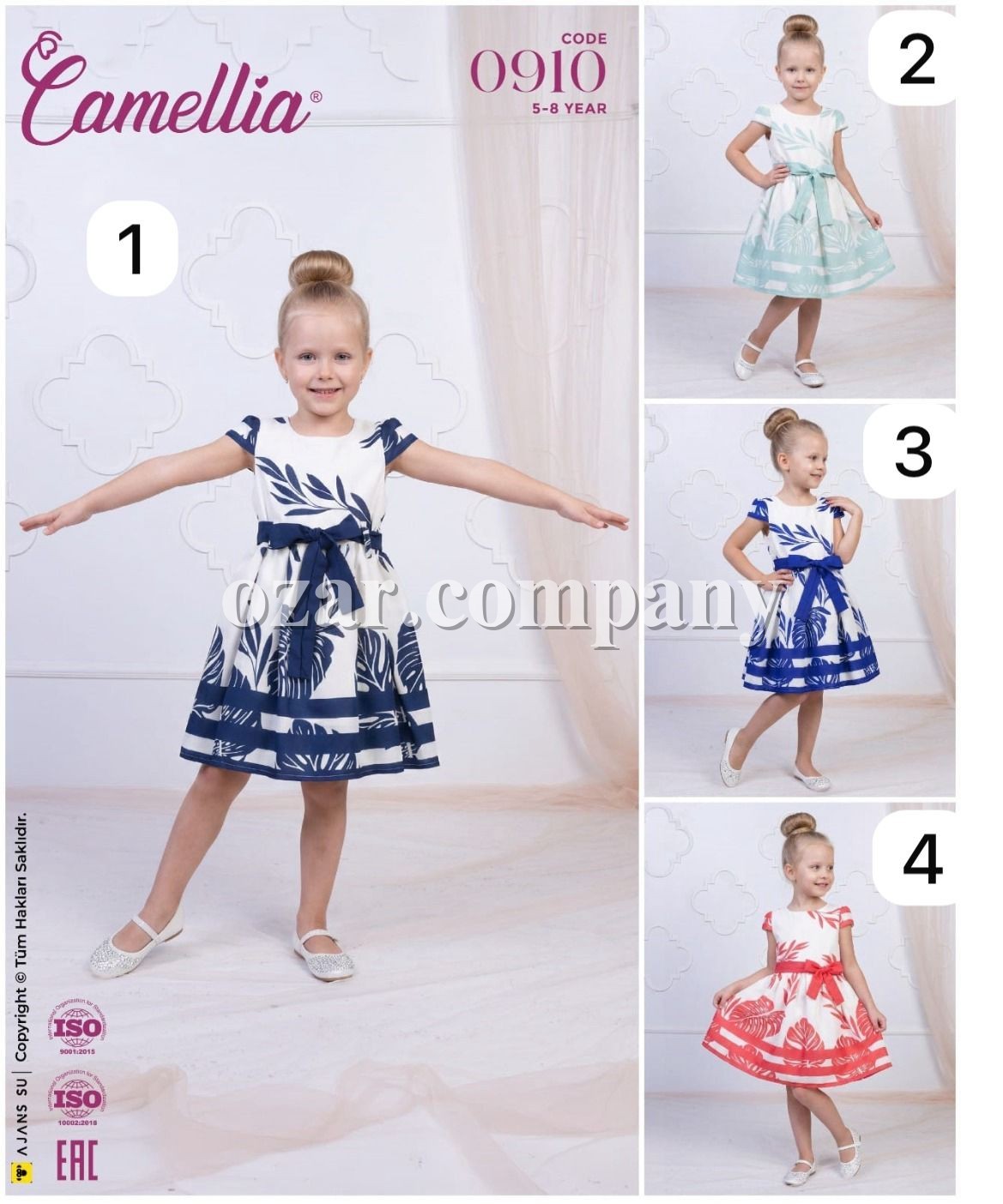 Платье Для Девочки Camellia (5-6-7-8лет) 