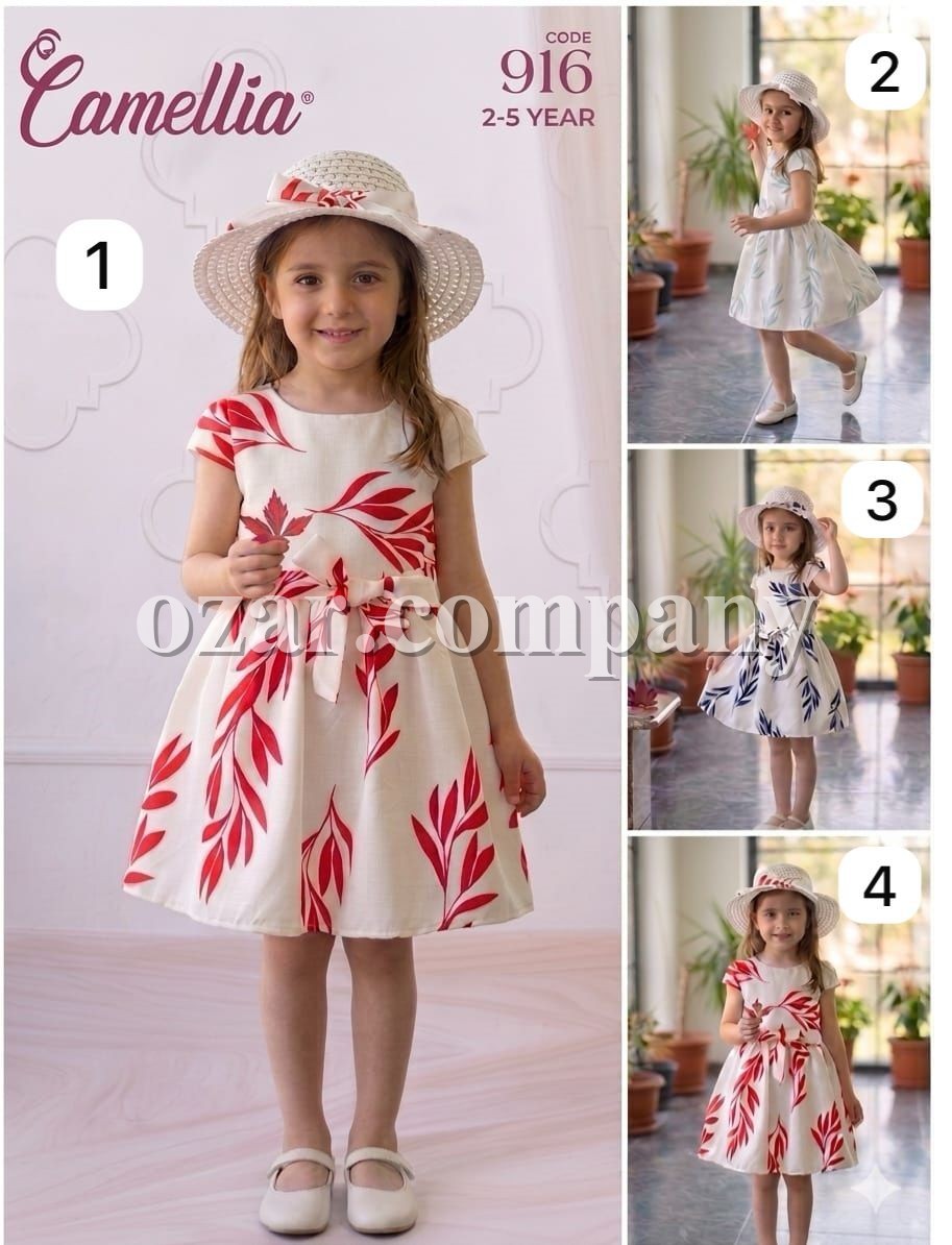 Платье Для Девочки Camellia (2-3-4-5лет)