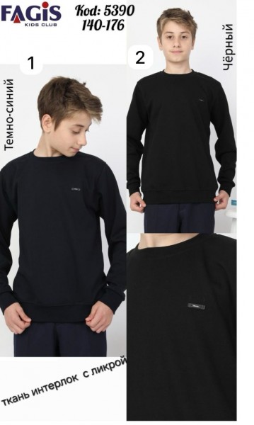 Свитшот Интерлок С Ликрой Для Мальчика Fagis (10-12-14-16лет) 